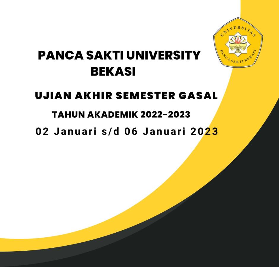 UJIAN AKHIR SEMESTER GASAL TAHUN AKADEMIK 2022-2023