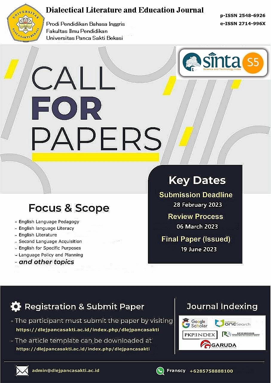 CALL PAPERS DIALECTICAL LITERATURE AND EDUCATION JOURNAL