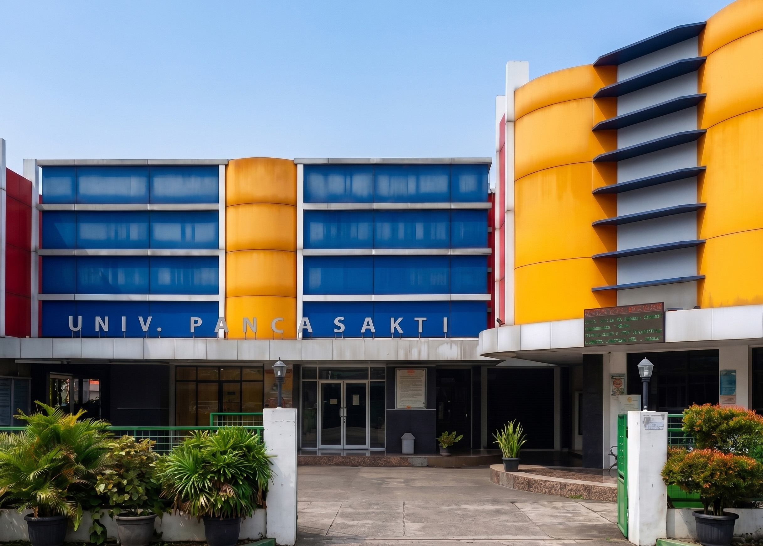 Gedung Universitas Panca Sakti Bekasi Tampilan Penuh