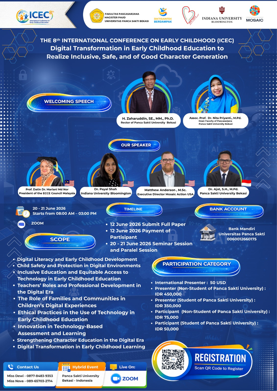 Pendaftaran Dibuka: The 8th International Conference on Early Childhood (ICEC) 2026 – Transformasi Digital PAUD